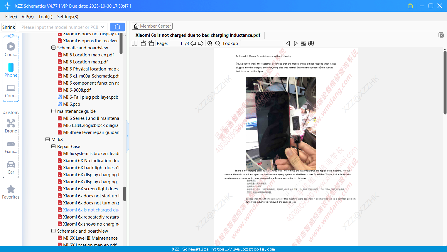 Xiaomi 6x Is Not Charged Due To Bad Charging Inductance